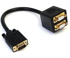 StarTech 0,3m Juodas (VGASPL1V)
