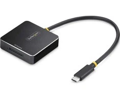 StarTech 1B-USB-C-SDE ADAPTER kortelių skaitytuvas USB 3.2 Gen 2 (3.1 Gen 2) Type-C Juodas