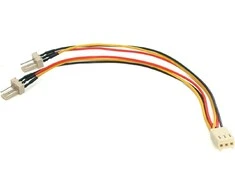StarTech 3 kontaktų – 3 kontaktų x2, 0,15 m, daugiaspalvis (TX3SPLITTER)
