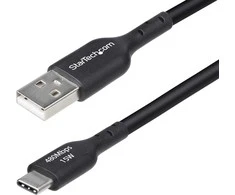 Kabelis USB StarTech USB-A - USB-C 4 m Juodas (USB2AC4MBKE)