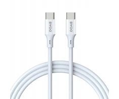 USB kabelis Bwoo (X282) „USB-C“ į USB-C (60W) 2m baltas