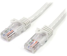 „StarTech CAT 5E Baltas Patchcord 3M“ (45PAT3MWH)