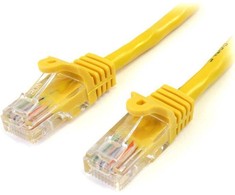 „StarTech CAT 5E Geltona 2M Patch Cord“ (45PAT2MYL)