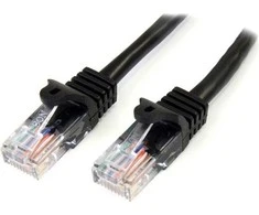 StarTech CAT 5E Juodas Patchcord 3M (45PAT3MBK)