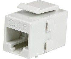Startech CAT 6 keitiklis Baltasis (C6KEYCOUPLWH)