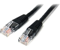 „StarTech CAT5E Patchcord 15M Juodas“ (M45PAT15MBK)