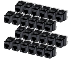 StarTech CAT6 keystone lizdas, 24 vnt. rinkinys (C6KEY110180BK24PK)