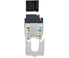 StarTech CAT6 keystone lizdas, 24 vnt. rinkinys (C6KEY110180BK24PK)