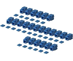 StarTech CAT6 keystone jack 24-pack (C6KEYTL180BL24PK)