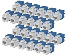 StarTech CAT6 keystone jack 24-pack (C6KEYTL180WH24PK)