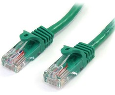 StarTech 0.5M Žalias CAT6 PATCH CABLE/.