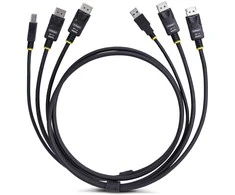 StarTech DDU1226-KVM-CABLE/1.8M DVIGUBAS DP/USB KVM KABELIS