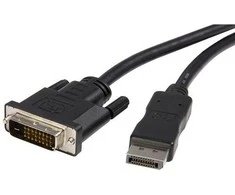 Kabelis StarTech Rodyti Port - DVI- D 1,8m Juodas (DP2DVIMM6)