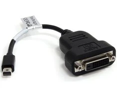 AV adapteris StarTech Rodyti Port mini - DVI- D 0.2m Juodas (MDP2DVIS)