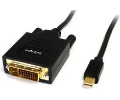 Kabelis StarTech Rodyti Port mini - DVI- D 1,8m Juodas (MDP2DIMM6)
