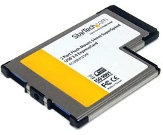 Kontrolierius StarTech ExpressCard / 54 - 2x USB 3.0 (ECUSB3S254F)