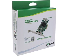 StarTech InLine® USB 3.2 Gen.1 PCIE sąsajos valdiklio kortelė, 4 prievadų, vidinė/išorinė
