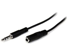 StarTech Jack 3,5 mm - Jack 3.5 mm 2 m juodas (MU2MMFS)