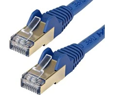StarTech STARTECH.COM 5 m CAT6A eterneto kabelis – mėlynas – RJ45 eterneto kabelis – be kliūčių – STP kabelis – varinis – 10 Gbit tinklo kabelis