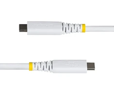 StarTech - Kabelis USB - USB-C (M) do USB-C (M) - USB4 / Thunderbolt / DisplayPort 2.1 - 5 A - 50 cm - pasywny, do 40 Gbps szybkość transmisji danych, USB Power Delivery (240W), 8K60Hz obsługa, 4K240Hz obsługa, obsługa dla Power Deliver (CC50CM40GUSB4TPW)