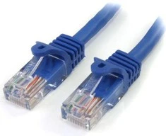 StarTech RJ-45/RJ-45 cat.5e U/UTP Mėlyna 5m (45PAT5MBL)
