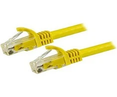 StarTech 0,5M Geltonas CAT6 PATCH CABLE / SNAGLESS ETHERNET CABLE - UTP