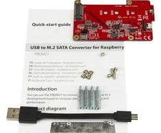 „StarTech“ modulis išplečia USB į M.2 SATA Raspberry Pi (PIB2M21)