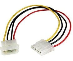 StarTech Molex – Molex, 0,3 m, daugiaspalvis (LP4POWEXT12)