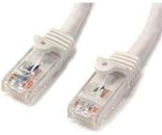 StarTech 1M CAT 5E Baltas SNAGLESS/ETHERNET RJ45 KABELAS VYNAS Į VYNU