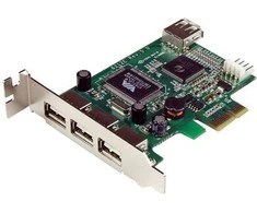 StarTech 4 PORT LP PCIE USB CARD/.