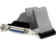 StarTech DB-25 – IDC-26, 0,4 m, pjūklas (PLATE25F16LP)