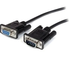 StarTech 1M Juodas DB9 SERIAL CABLE M/F/.