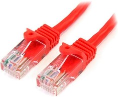 StarTech CAT6 Raudona šakelė 2M (N6PATC2MRD)