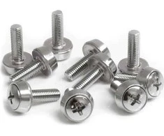 StarTech Rinkinys varžtai M5 x 12mm/poveržlės - 100vnt Sidabrinė (CABSCREWSM5)