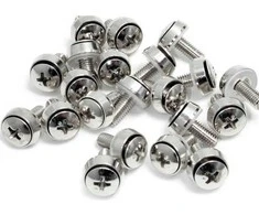 StarTech Rinkinys varžtai M6 x 12mm/poveržlės - 100vnt Sidabrinė (CABSCREWSM62)