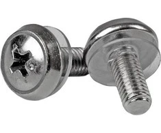 StarTech Rinkinys varžtai M5 x 12mm/poveržlės - 100vnt Sidabrinė (CABSCREWSM5)