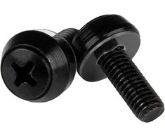 StarTech Rinkinys varžtai M6 x 12mm/poveržlės - 50 kompl. Juoda (CABSCREWSM6B)