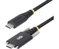 USB kabelis StarTech USB-C - USB-C 2 m, juodas (S2CEPR2M-USBSL-CABLE)