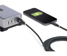 USB kabelis StarTech USB-C - USB-C 2 m, juodas (S2CEPR2M-USBSL-CABLE)