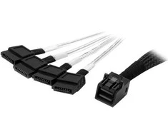 StarTech FF 8643 – SATA x4, 1m, balta (SAS43SAT1M)
