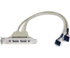 „StarTech Track“ 2x USB 2.0 (USBPLATELP)