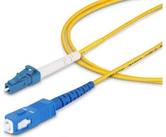 StarTech SPSMLCSC-OS2-5M InfiniBand / šviesolaidinis kabelis LC SC geltonas