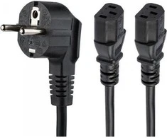 Maitinimo kabelis StarTech StarTech 2M SCHUKO CEE7 -2X C13 CORD /.