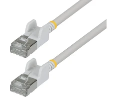 StarTech kabelis sieciowy Baltas 0,8 m Cat6a U/FTP (STP) Okrągły (N6APATSTP34WHS80CM)