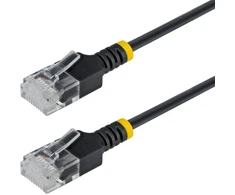 StarTech Kabelis sieciowy RJ-45, Cat6a, U/UTP, juoda, 0.15 m (N6APATUTP34BKS15CM)