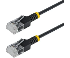 StarTech Kabelis sieciowy RJ-45, Cat6a, U/UTP, juoda, 0.3 m (N6APATUTP34BKS30CM)