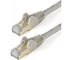 StarTech STARTECH.COM 10m CAT6A- Ethernet - Kabelis - GraU - RJ45- Ethernet - Kabelis - Snagless - STP- Kabelis - Kupfer - 10- Gbit Netzwerkkabel