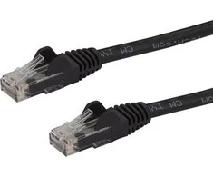 StarTech STARTECH.COM 1.5m CAT6 kabelis - Swarzes CAT6-Patchkabel N6PATC150CMBK