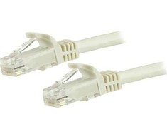 StarTech STARTECH.COM 1.5m CAT6 kabelis - pleištai CAT6-Patchkabel N6PATC750CMWH