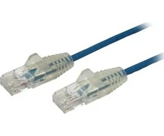 StarTech STARTECH.COM 2.5m Cat6-Kabelis - Schlankes Cat6-Patchkabel - Blau - Snagless- RJ45-Steckverbing - LSZH - 28 AWG Kupferdraht